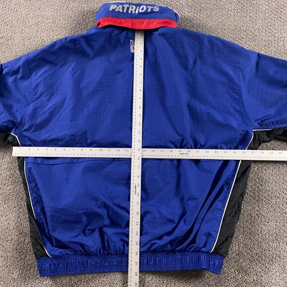 Vintage 90s Starter New England Patriots Jacket Men's XL Pullover NFL Pro Line - Picture 14 of 16